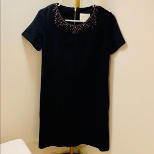 kate spade beaded neckline detail dress